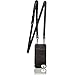 Caseahead Black iPhone 6, 7 & 8 Cell Phone Wallet Case w/Crossbody Leather Strap and Chain Wristlet - RFID Wallet Case for Money, ID & Credit Cards | Purse Phone Case for Women -Black (5.4