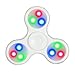 Windy City Novelties LED Glow Premium Fidget Focus Spinner Toy for Stress Relief, ADHD, Anxiety & Rave/EDM (White)