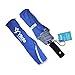 Yitote Automatic Open and Close Umbrella One Handed Operation Lightweight 8 Ribs Golf Umbrella with Light Reflective & Torchlight Handle Unbreakable Compact Travel Umbrella Windproof Umbrella