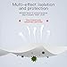 5 Pack Face Masks, 10 Replacement N95 Reusable Mask Filter, Air Filtration Mask Anti Dust Face Mouth Masks Particulate Mask for Smoke, Black Face Mask for Cycling, Sport, Travel, Daily Life