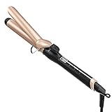 Anjou 1 inch Curling Iron with Tourmaline Ceramic Coating, Hair Curling Wand with Anti-Scalding Insulated Tip (200°F - 410°F, Heat Resistant Glove)