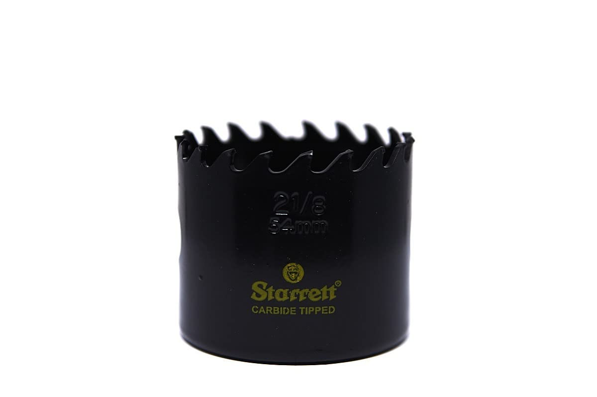 Starrett Tungsten Carbide Tipped Hole Saw - CT200 Deep Cut Holesaw Cutter - For Wood Suspended Flooring Reinforced Concrete & Fibreglass - 51MM — image 1
