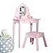 KidKraft Medium Diva Table and Stool, Pink