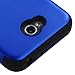 Asmyna TUFF Hybrid Phone Cover for LG Optimus Exceed 2/Optimus L70 - Retail Packaging - Blue/Black