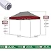 Eurmax 10x15 Ft Premium Ez Pop up Canopy Instant Canopies Shelter Outdoor Party Gazebo Commercial Grade Bonus Roller Bag (White)