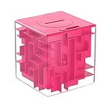 Money Maze Puzzle Box Gift- LightTheBo Money Puzzle, Funny and Cool Brain Teasers for Kids - Safe for Boys, Girls, Teens(Pink)