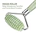 Kimkoo Jade Roller for Face-3 in 1 Kit with Gua Sha Massager Tool,100% Real Natural Jade Stone Facial Roller Anti Aging,Face Beauty Set for Eye Anti-wrinklethumb 3