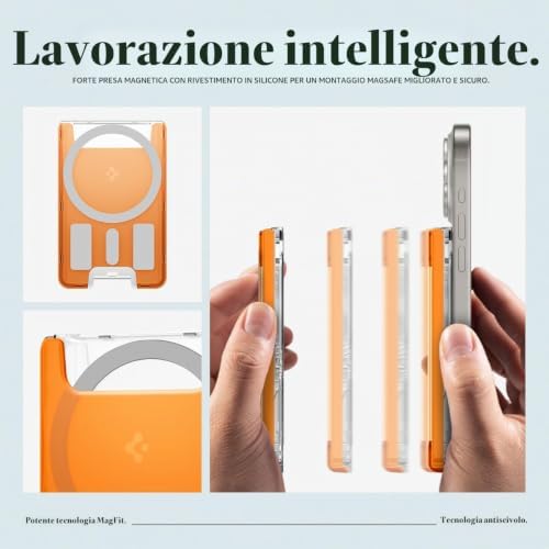 Classic C1 MagFit Portafoglio Magnetico 3 Carte MagSafe & Pixelsnap