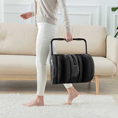 Snailax Shiatsu Foot Massager with Heat, Leg Massager Electric with Kneading and Rollers, Calf Massager for Relaxation, Foot Massage, Gifts