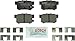 BOSCH BP537 QuietCast Premium Organic Disc Brake Pad Set - Compatible with Select Acura CL, CSX, ILX, RSX, TL, TSX, Vigor; Honda Accord, Civic, CR-Z, Prelude, S2000; Suzuki Kizashi, SX4 + More; REAR