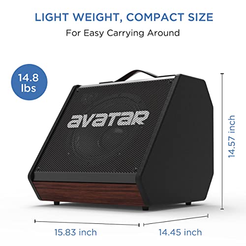 HXW DM30 Electric Drum Amp 30 Watt Bluetooth Personal Monitor Dual
