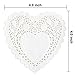 JOYIN 126+ Pcs Valentines Day Craft Gift Set with 100 Heart Doilies, 24 Pcs Foam Doilies and 2 Bags Foam Heart Stickers for Kids, Tableware Decoration, Home Activitie, Kitchen Disposable Table Craft
