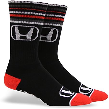 HONDA BRANDED LOGO STRIPED SOCKS OFFICIALLY LICENSED MERCHANDISE