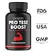PRO TEST BOOST Testosterone Booster to Increase Testosterone, Libido & Energy, Tribulus Terrestris, Zinc, Longjack, Hawthorn & Horny Goat Weed Test Boost Supplement, 90 Caps