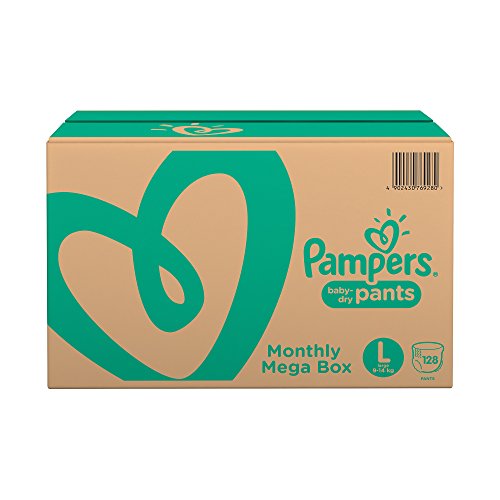 pampers diapers l size 128
