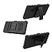 Galaxy Note 8 Case, Elegant Choise Hybrid Heavy Duty Dual Layer Shockproof [Swivel Belt Clip] Holster with [Kickstand] Combo Rugged Defender Case Cover for Samsung Galaxy Note 8 (Black)