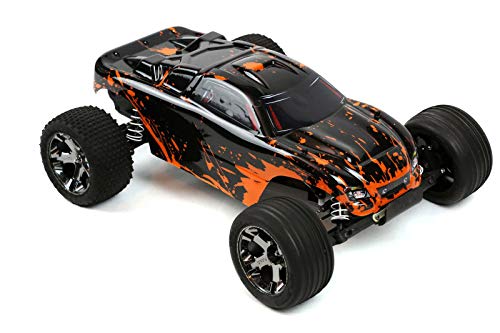SummitLink Custom Body Muddy Orange Over Black Compatible for 1/10 Scale RC Car or Truck (Truck not Included) R-G-01