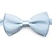 TopTie Mens Formal Tuxedo Solid Color Satin Bow Tie Classic Pre-Tied Bow Tie
