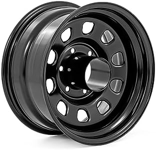 Amazon.com: Bassett D-Hole 15x8 in 5x4.75 Black Wheel Rim P/N 