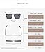 AEVOGUE Sunglasses For Men Square Oversized Metal Frame Brand Designer AE0436 (Gold, 67)