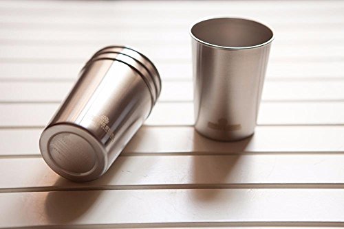 2 10oz+Stainless+Steel+Cups+Metal