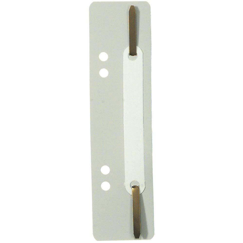 Exacompta - Ref 426010B - Fasteners for Punched Documents - 60mm & 80mm Perforations, Plastic - Suitable for Use With Ring Binders & Lever Arch Files - Grey (Pack of 250)