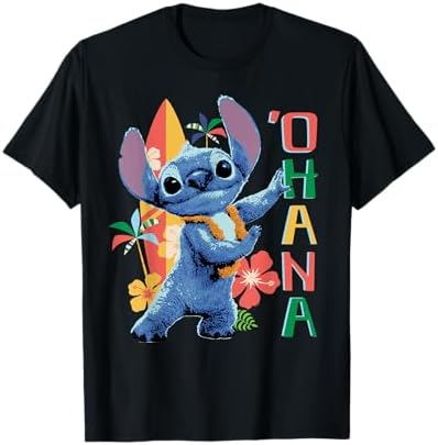 Amazon.com: Disney Lilo & Stitch Classic Logo Stitch T-Shirt