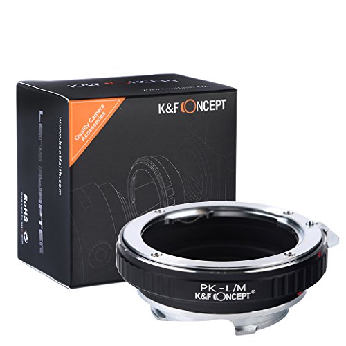 K&F Concept Lens Mount Adapter for Pentax PK Mount Lens to L/M Lens Camera Body