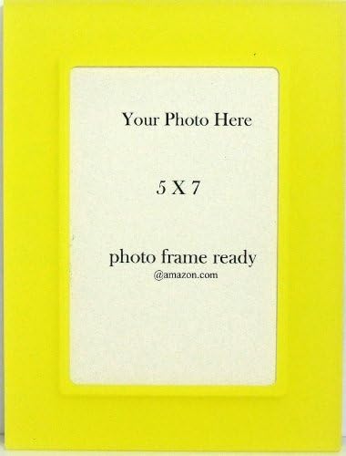 Table Top Photo Frame Acrylic 5 X 7 Yellow-sunshine Childrens Accessories