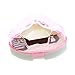 emours Hamster Sand Bath Box Plastic Bathroom Bath Sand Room Bathtub for Small Animals, 2 Pack,Color May Varies
