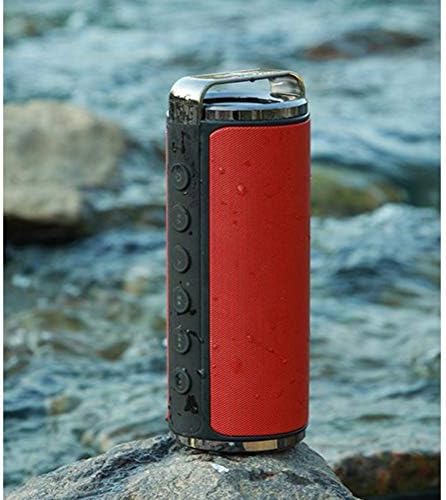 Bluetooth Speaker, Outdoor Waterproof Bluetooth Audio Wireless Subwoofer Outdoor Speaker, Suitable for Connecting Mobile Phone Bluetooth,Red