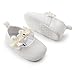 HsdsBebe 2pcs/Set Newborn Baby Girl Princess Mary Jane Shoes Toddler Infant Wedding Dress Flat Shoes with Free Headband