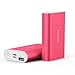 Yoobao Small Portable Charger 6000mAh Power Bank Battery Backup Phone Charger External Battery Pack Cellphone Powerbank Dual Input Compatible iPhone X 8 7 Plus Android Samsung Galaxy Smartphone - Red