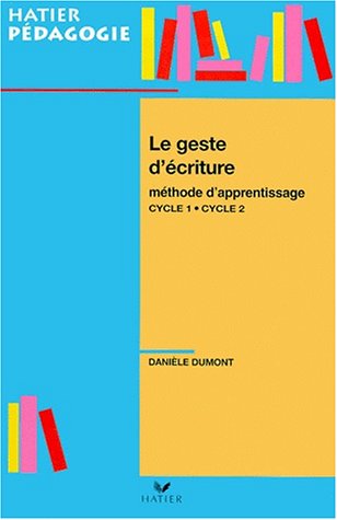 Le  geste d'écriture