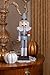 Clever Chef Traditional Wooden Collectible Pilgrim Decorative Nutcracker, Festive Christmas Décor, 14 Inch Tall Perfect for Shelves and Tables, 100% Wood
