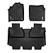 SMARTLINER Floor Mats 2 Row Liner Set Black for 2014-2018 Toyota Tundra CrewMax Cab (with Coverage Under 2nd Row Seat)