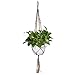 eBoot Plant Hanger Macrame for Indoor Outdoor Ceiling Deck Balcony Round and Square Pots, No Hoop, 2 Pack