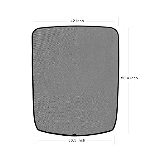 WJM Sunroof Sunshade Glass Roof Sunshade Skylight Blind Shading Net for Tesla Model 3 (Model 3 Rear Sunshade)