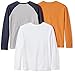 Spotted Zebra Boys' Toddler & Kids 3-Pack Long-Sleeve T-Shirts