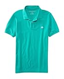 Aeropostale Men's A87 Solid Logo Piqu? Polo Shirt