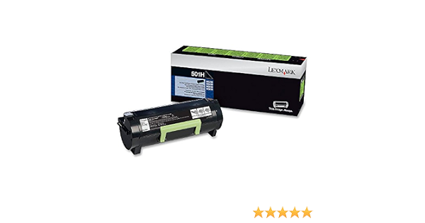 Amazon.com: Lexmark MS415 (50 °F1h00) alto rendimiento de tóner negro (5000  Rendimiento) : Productos de Oficina