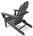 Trex Outdoor Furniture by Polywood TXA53SS Trex Outdoor Furniture Cape Cod Folding Adirondack Chair, Stepping Stone
