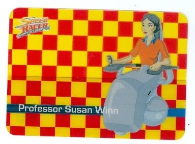 Speed Racer Next Generation Proffessor Susan Winn trading card #37