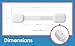 MorTime Adjustable Child Safety Locks Latches Straps to Baby Proof Cabinets, Drawers, Appliances, Toilet Seat, Fridge, Oven | 3M adhesive - no tools or drilling | 6 pack White