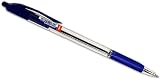 Cello Comfort Blue Ballpoint Pens 1.0mm Retractable French Grip Pack of 12 view 3