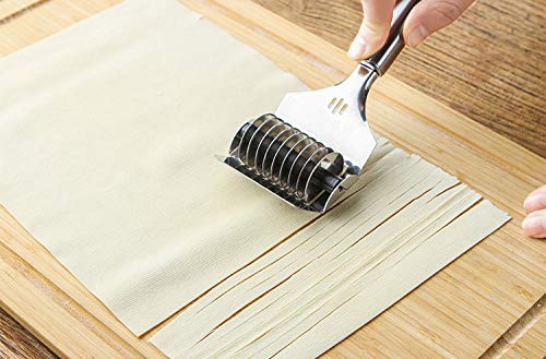 image for SITELLY Noodle Cutter,Household Stainless Steel Pressing Pasta Machine
