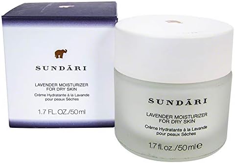 Sundari Lavender Moisturizer For Dry Skin 1.7 Ounce