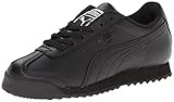 PUMA Roma Basic JR Sneaker (Little Kid/Big Kid) , Black/Black, 3 M US Little Kid
