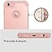 BENTOBEN iPhone 6S Case, iPhone 6 Case, 3 in 1 Hybrid Hard PC & Soft Silicone Heavy Duty Rugged Bumper Shockproof Anti Slip Full-Body Protective Case for iPhone 6/6S (4.7 inch), Rose Gold