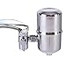 WINGSOL WINGSOL Faucet Water Filter Stainless-Steel Reduce Chlorine Speedy Flow, Japan PAC Filter Improve Taste, Faucet Filters for Faucets-Fits Standard Faucets (CRM-1P)